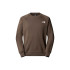 Sweat Montagne The North Face by Raglan Box Nse Crew Smokey Brown Homme