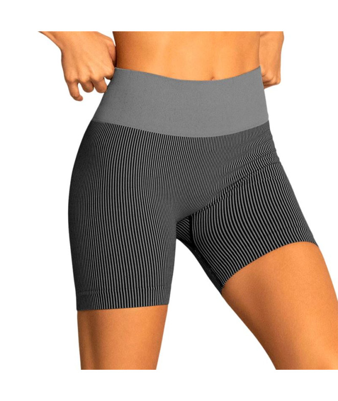Bermuda Joluvi Femme Tie Dye Noir/Anthracite