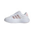 Chaussures Court Femme Adidas Grand Platform Nuage blanc / Rose Met Sand