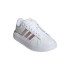 Chaussures Court Femme Adidas Grand Platform Nuage blanc / Rose Met Sand