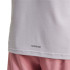 T-shirt Fitness Homme by Adidas D4T Workout Gloria Gris Mel
