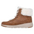 Skechers Femme Ankle Boots Glacial Ultra Textile Brown