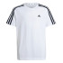 T-shirt adidas Fille Essentials 3-Stripes Coton Loose Fit Blanc/Noir