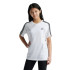T-shirt adidas Fille Essentials 3-Stripes Coton Loose Fit Blanc/Noir