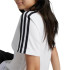 T-shirt adidas Fille Essentials 3-Stripes Coton Loose Fit Blanc/Noir