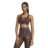 Brassiere de sport Fitness adidas Femme de Techfit Medium Support Brown