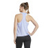 T-shirt adidas Haut Femme Train Essentials Minimal Branding Racerback Tank Blue