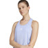T-shirt adidas Haut Femme Train Essentials Minimal Branding Racerback Tank Blue