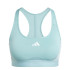 Brassiere de sport Fitness adidas Femme de Powerreact Train 3Stipes Bleu