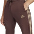 Pantalon adidas Homme Essentials Fleece Poignets fuselés 3 bandes Marron