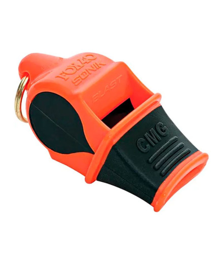 Sifflet football de Fox 40 Sonik Blast CMG Orange/Noir