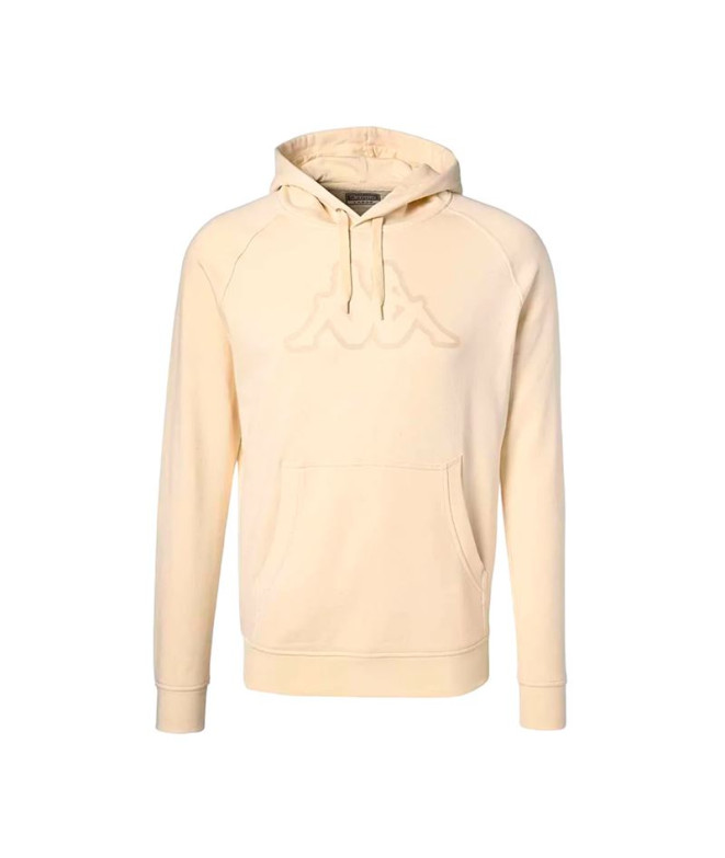 Sweat Kappa Zaiver Korporate Blanc Lait Beige...