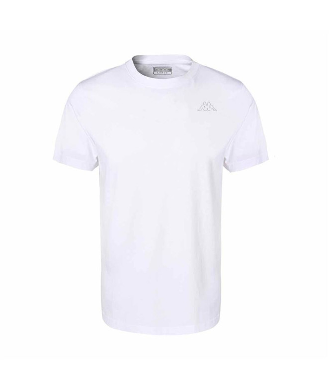 T-shirt Kappa Homme Cafers Slim Korporate Blanc...