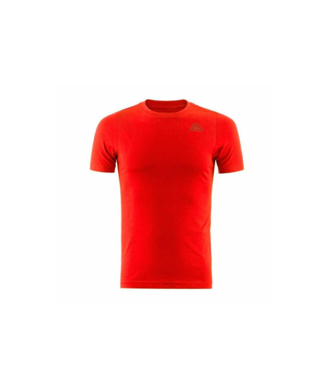 T-shirt Kappa Homme Cafers Slim Rouge Mid Coral...