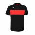 Polo Kappa Homme Dianetti Noir/Rouge