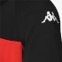 Polo Kappa Homme Dianetti Noir/Rouge