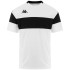 T-shirt Football Kappa Homme de Dareto White Black