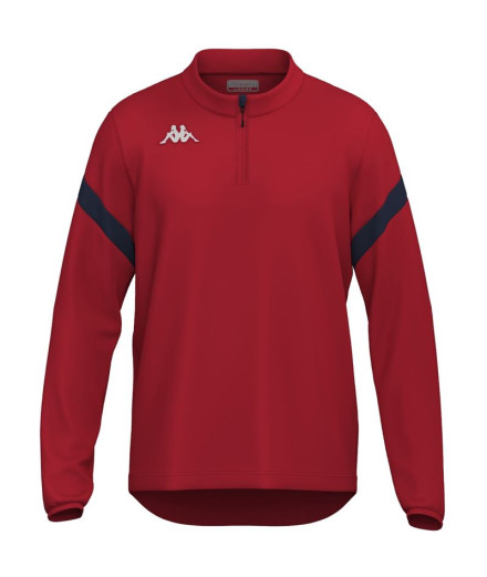 Sweat Fitness Kappa Homme Dolvole Rouge/Bleu Marine