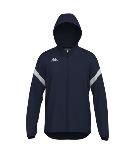 Sweat Fitness Kappa Homme Dolve Bleu Marine/Blanc