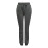 Pantalon Only Onpmelina Life Mw Slim Cuff Femme Gris Foncé Mélangé