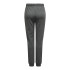 Pantalon Only Onpmelina Life Mw Slim Cuff Femme Gris Foncé Mélangé