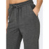 Pantalon Only Onpmelina Life Mw Slim Cuff Femme Gris Foncé Mélangé