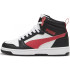 Chaussures Enfant Puma Rebound V6 Mid Noir/Blanc/Rouge