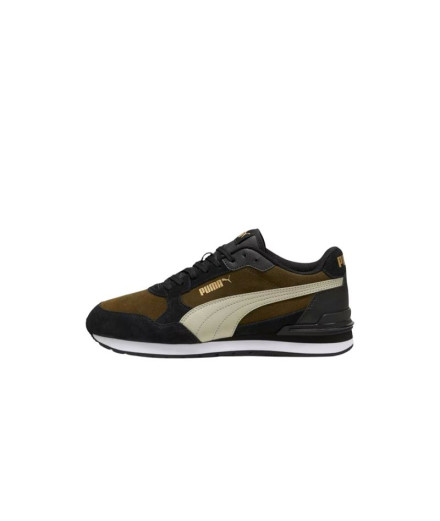 Chaussures Homme Puma St Runner V4 Sd Dark Olive/Grey...