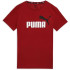 T-shirt Enfant Puma Ess+ 2 Col Logo Rouge Intense