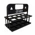 Porte-bouteilles pliable Moe-8 Noir Zastor