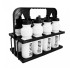 Porte-bouteilles pliable Moe-8 Noir Zastor