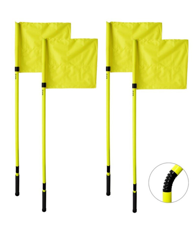 Set Zastor 4 Euro Bannières d'angle flexibles...