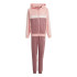 adidas Enfant Tracksuit Tiberio 3-Stripes Colorblock Fleece Rose