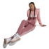 adidas Enfant Tracksuit Tiberio 3-Stripes Colorblock Fleece Rose
