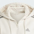 Veste adidas Femme Essentials 3-Stripes Full-Zip Fleece Hoodie Beige