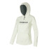 Sweat Trangoworld Femme Poppi blanc/feuilles vertes