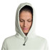 Sweat Trangoworld Femme Poppi blanc/feuilles vertes