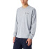 T-shirt Champion Homme T-shirt à col roulé et à manches longues gris