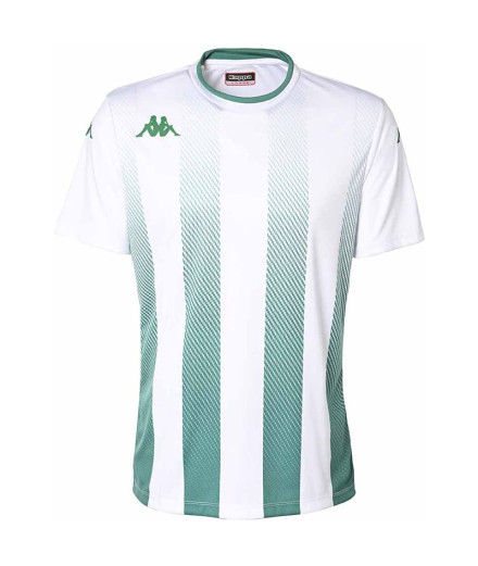 T-shirt Football Kappa Homme Bugo Blanc/Vert