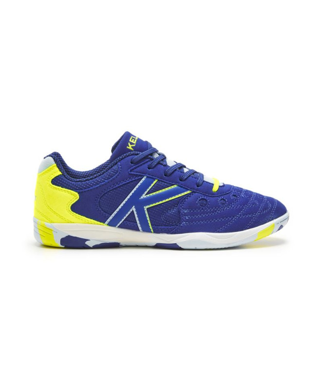 Chaussures Kelme football en salle Coupe bleu...