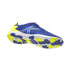 Chaussures Kelme football en salle Coupe bleu et citron vert
