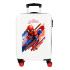 Valise Abs 55Cm.4R.Spiderman Geo White