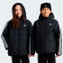 adidas Enfant Veste Essentials 3 Band Padded Noir/Blanc