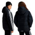 adidas Enfant Veste Essentials 3 Band Padded Noir/Blanc