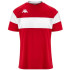 T-shirt football Kappa Enfant de Dareto Rouge/Blanc