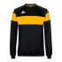 Sweat Kappa Dido Noir Jaune Homme