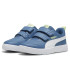 Chaussures Enfant Puma Courtflex V3 V Bleu Blanc