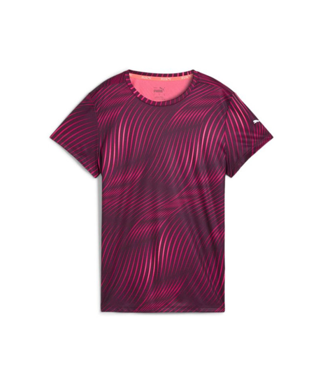 T-shirt Running Femme by Puma Run Favorite Aop...