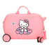 Valise Inf.Abs 4R.(2 Multi.) 45Cm. Hello Kitty Hearts & Dots Rose