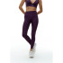 Collants Legging Femme Noir Limba Curve Line Sport Midnight Plum